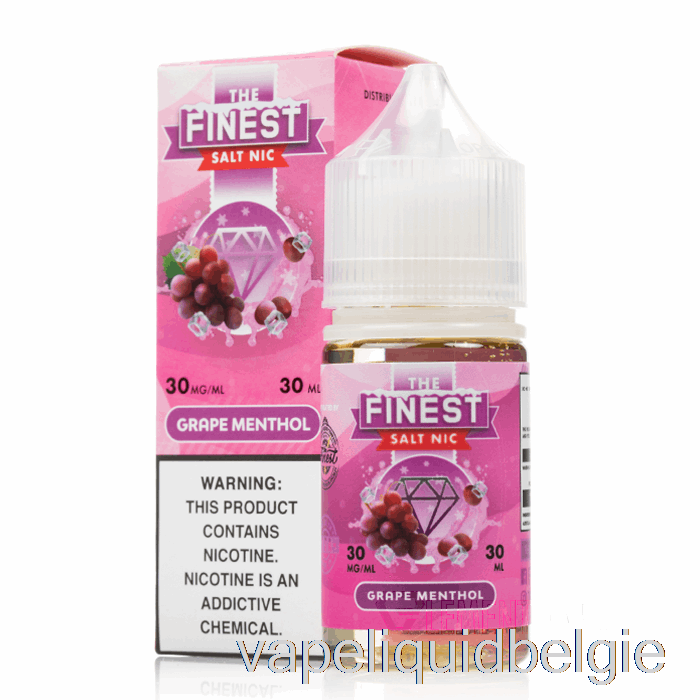 Vape Vloeibare Druivenmenthol - Het Beste Zout Nic - 30 Ml 30 Mg